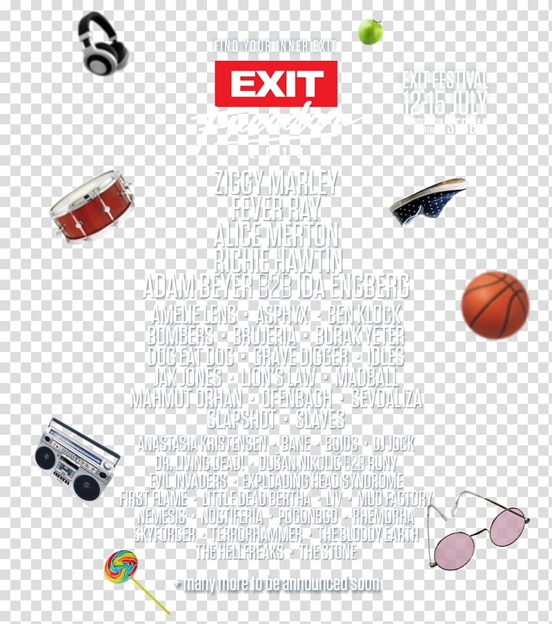 Exit organisers announce No Sleep Festival in Belgrade Exit organisers announce No Sleep Festival in Belgrade Novi Sad Music festival, festive element transparent background PNG clipart