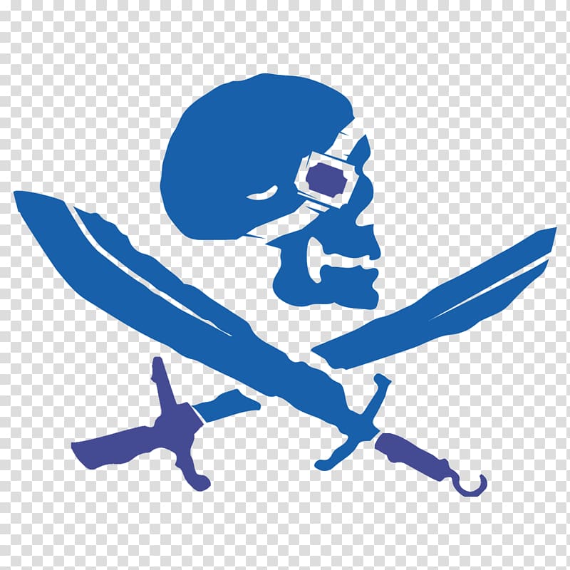 Piracy Blue Gauntlet Jolly Roger , Treacherous transparent background PNG clipart