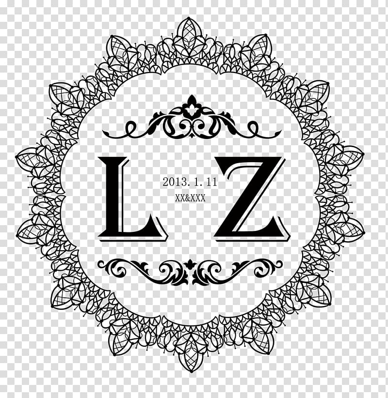 LZ logo, Rubber stamp Scrapbooking Logo Embellishment Fiskars Oyj, Wedding logo transparent background PNG clipart