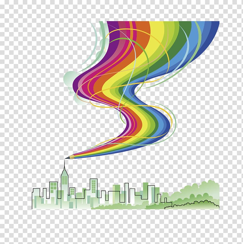 Rainbow Drawing, rainbow transparent background PNG clipart