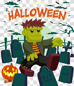 Halloween Jiangshi, Halloween zombie transparent background PNG clipart thumbnail