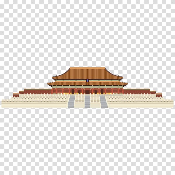 Forbidden City Hall of Supreme Harmony Building Drawing Chinese palace, palace transparent background PNG clipart