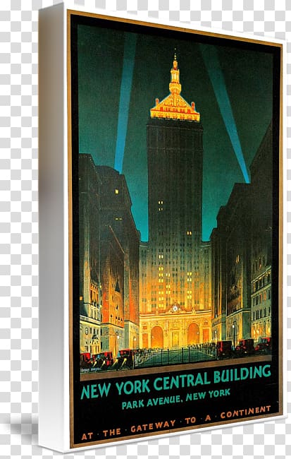 Helmsley Building Poster Park Avenue Art Deco, NEW YORK BUILDINGS transparent background PNG clipart