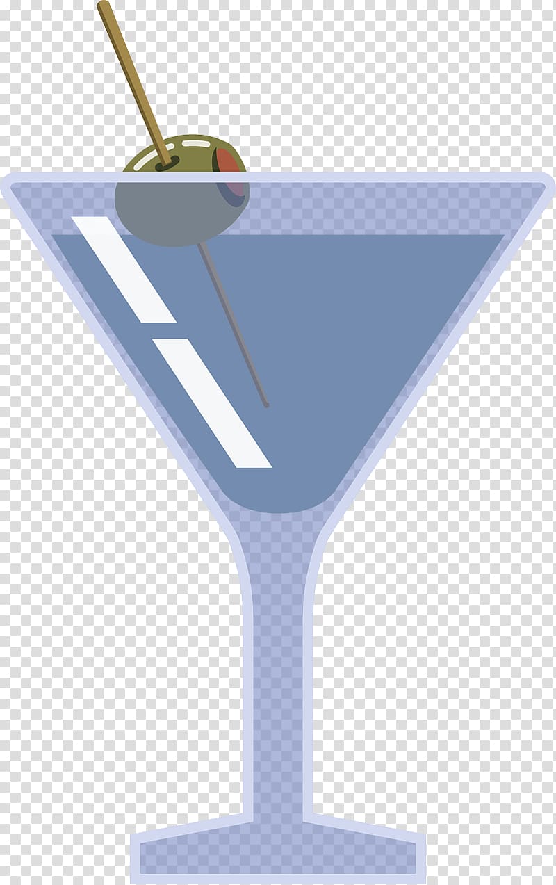 Martini Cocktail garnish Wine , Blue Juice transparent background PNG clipart