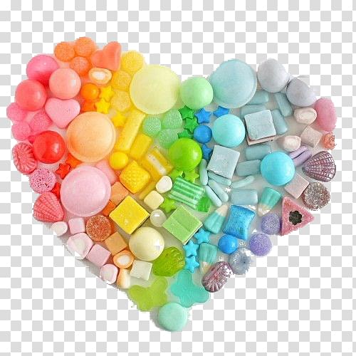 Bonbon Lollipop Rainbow Color Macaron, Candy Love transparent background PNG clipart