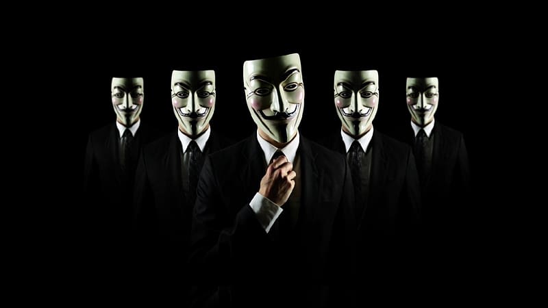 anonymous mask wallpaper