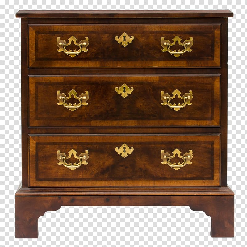Bedside Tables Drawer Furniture Chest, mahogany transparent background PNG clipart