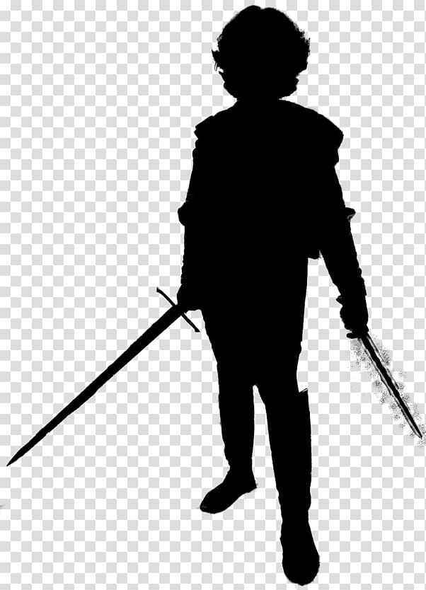 Silhouette Game Sorcerer Stencil, Silhouette transparent background PNG clipart