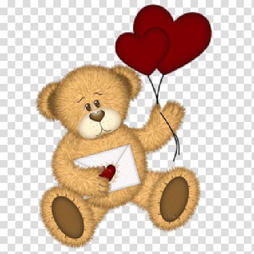 Teddy bear with heart Stock Illustration by ©Tchumak #38181451
