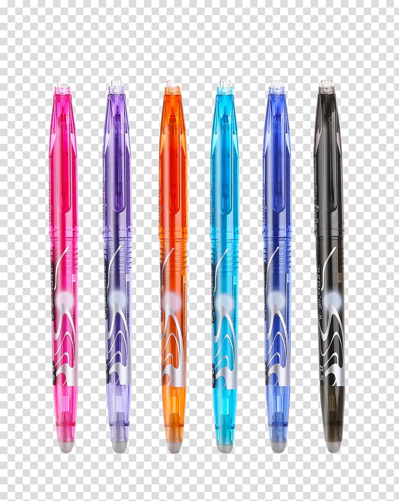 Ballpoint pen Rollerball pen Pilot Pencil, Multi-color covers black pen transparent background PNG clipart