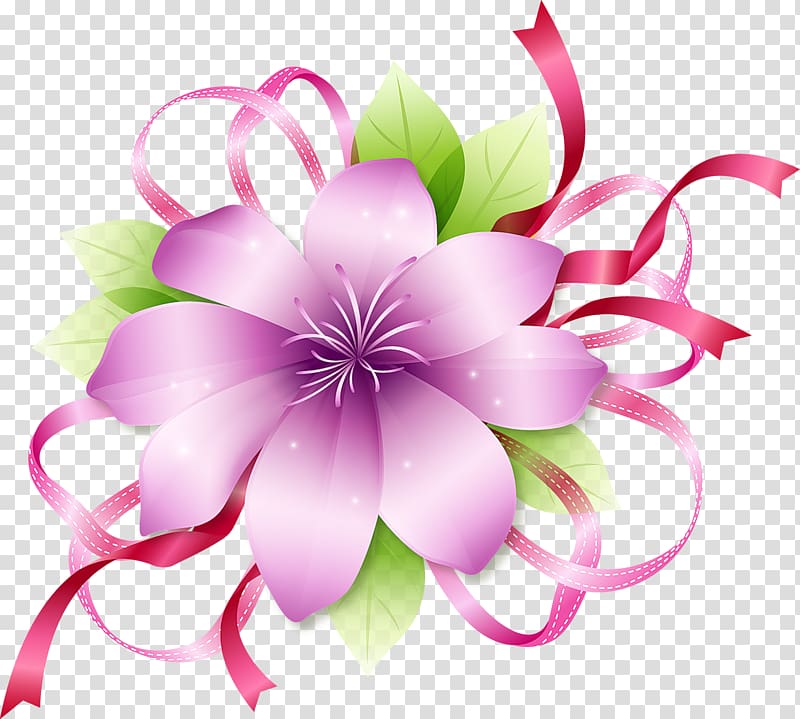 Pink flowers , Pink Flower , pink petaled flower transparent background PNG clipart
