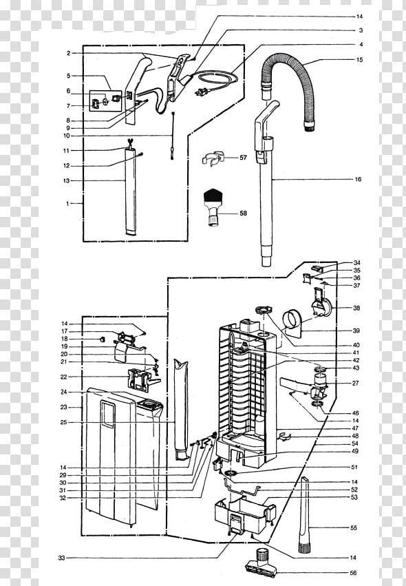 Sebo Automatic X4 Vacuum cleaner Diagram Home appliance, others transparent background PNG clipart