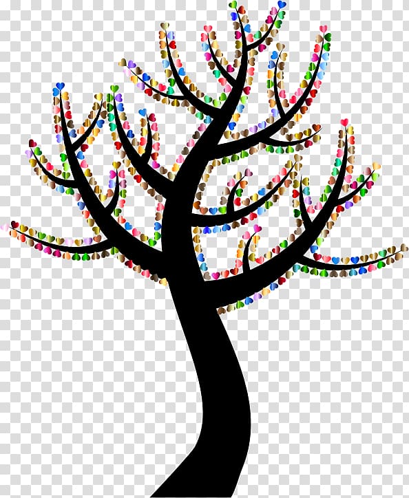 Trunk Tree Portable Network Graphics , tree with heart transparent background PNG clipart