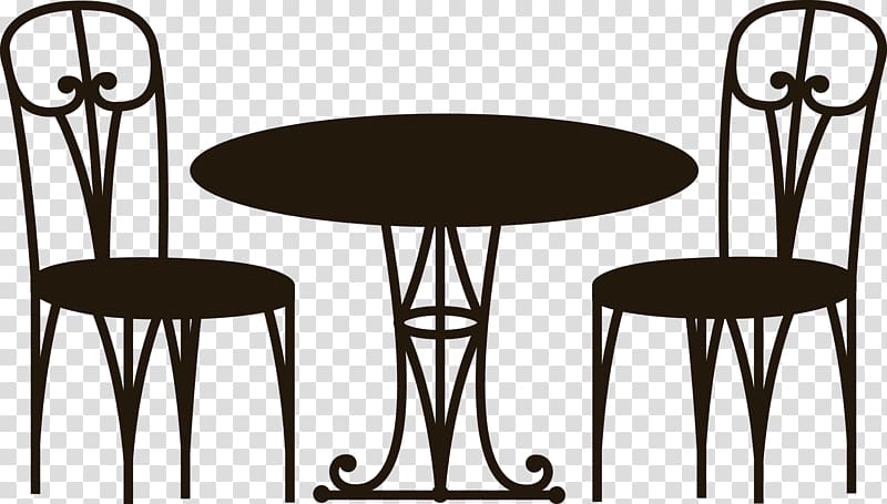 Coffee table Cafe Chair, Table Chair transparent background PNG clipart