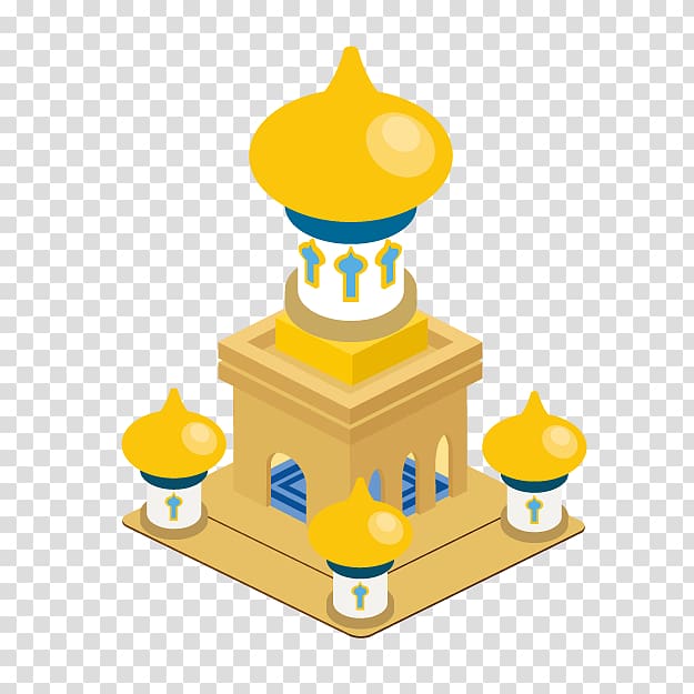 Cartoon Castle Palace Illustration, Islamic cartoon castle transparent background PNG clipart