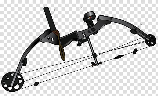 Compound Bows Bow and arrow Hunting Archery, Compound Bows transparent background PNG clipart