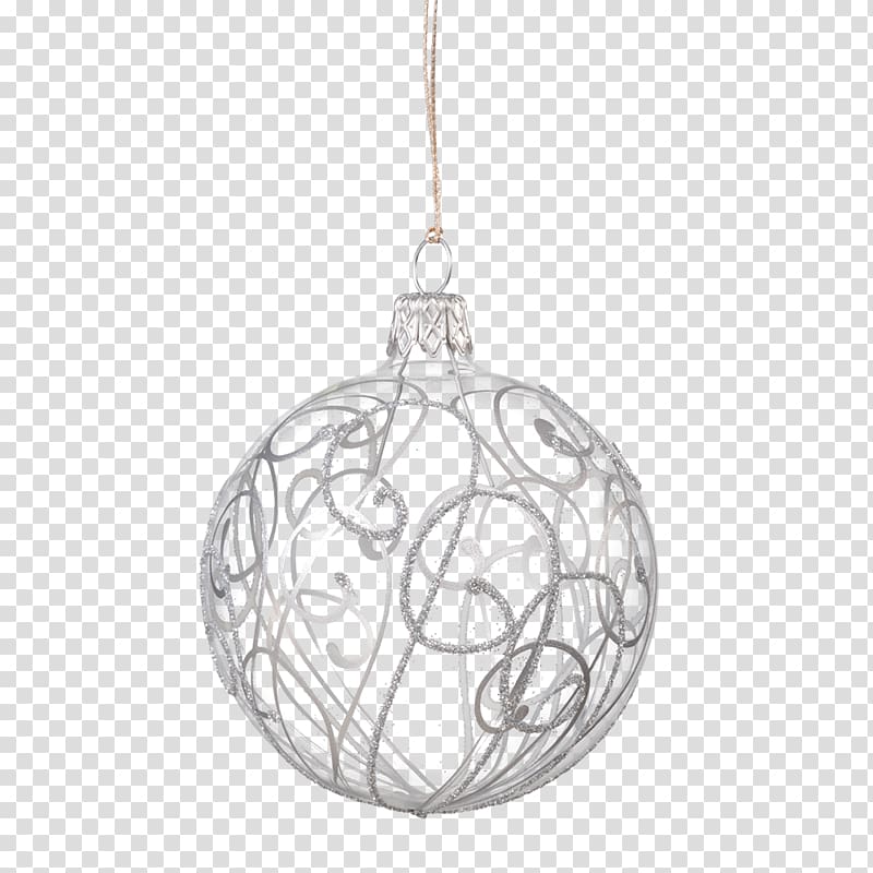 Christmas ornament Rothenburg ob der Tauber Glass Käthe Wohlfahrt Silver, glass transparent background PNG clipart