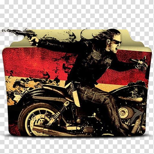 painting of man riding motorcycle, motor vehicle automotive design motorcycle accessories, Sons of Anarchy transparent background PNG clipart