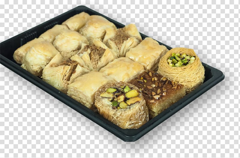Baklava Vegetarian cuisine Asian cuisine Dish Food, BAKLAVA transparent background PNG clipart