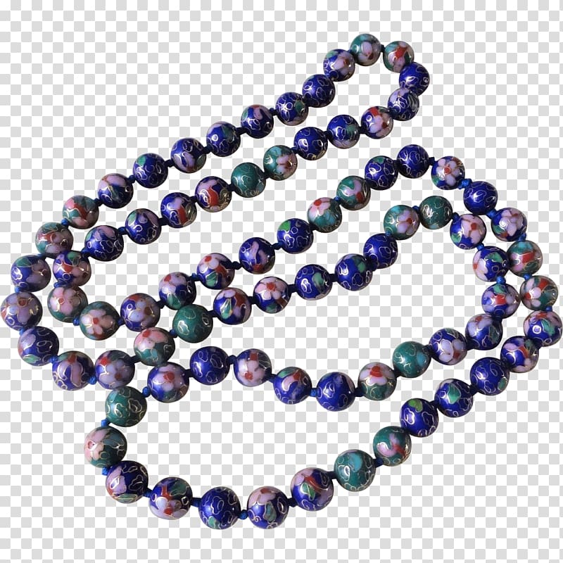 Pearl Amethyst Bead Purple Necklace, purple transparent background PNG clipart