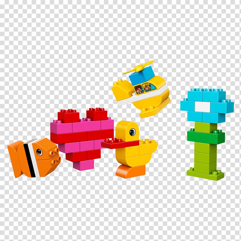Amazon.com LEGO 6176 DUPLO Basic Bricks Deluxe Toy LEGO 10848 DUPLO My First Bricks, toy transparent background PNG clipart