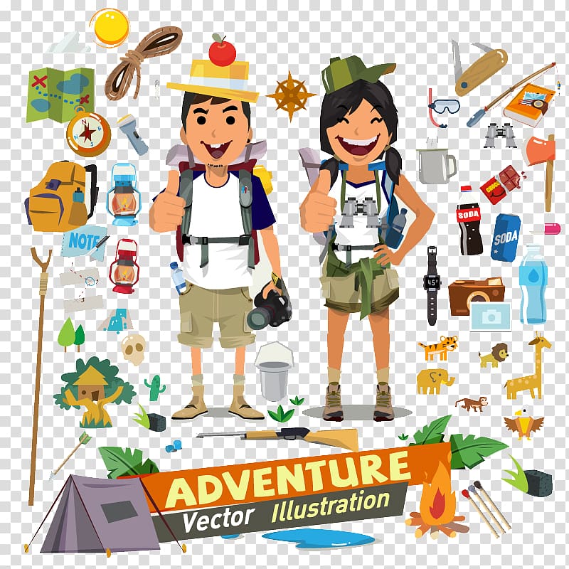 Adventure Icon, Safari element material ed, transparent background PNG clipart