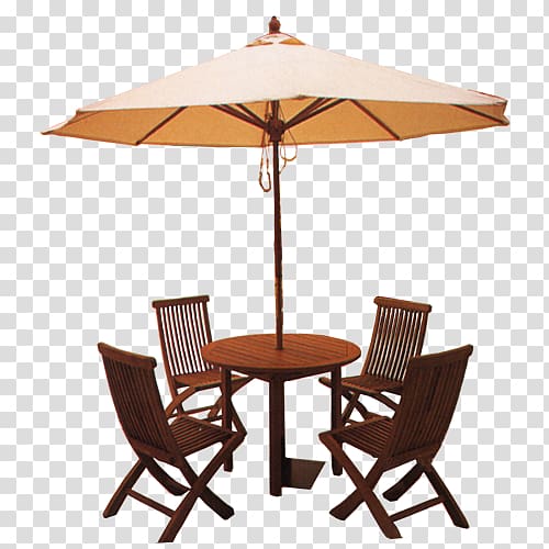 empty patio table set, Table Umbrella Auringonvarjo, Parasol transparent background PNG clipart