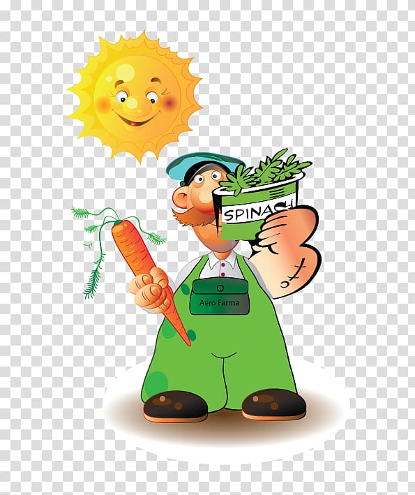 Farmer Cartoon Drawing, Green farm transparent background PNG clipart