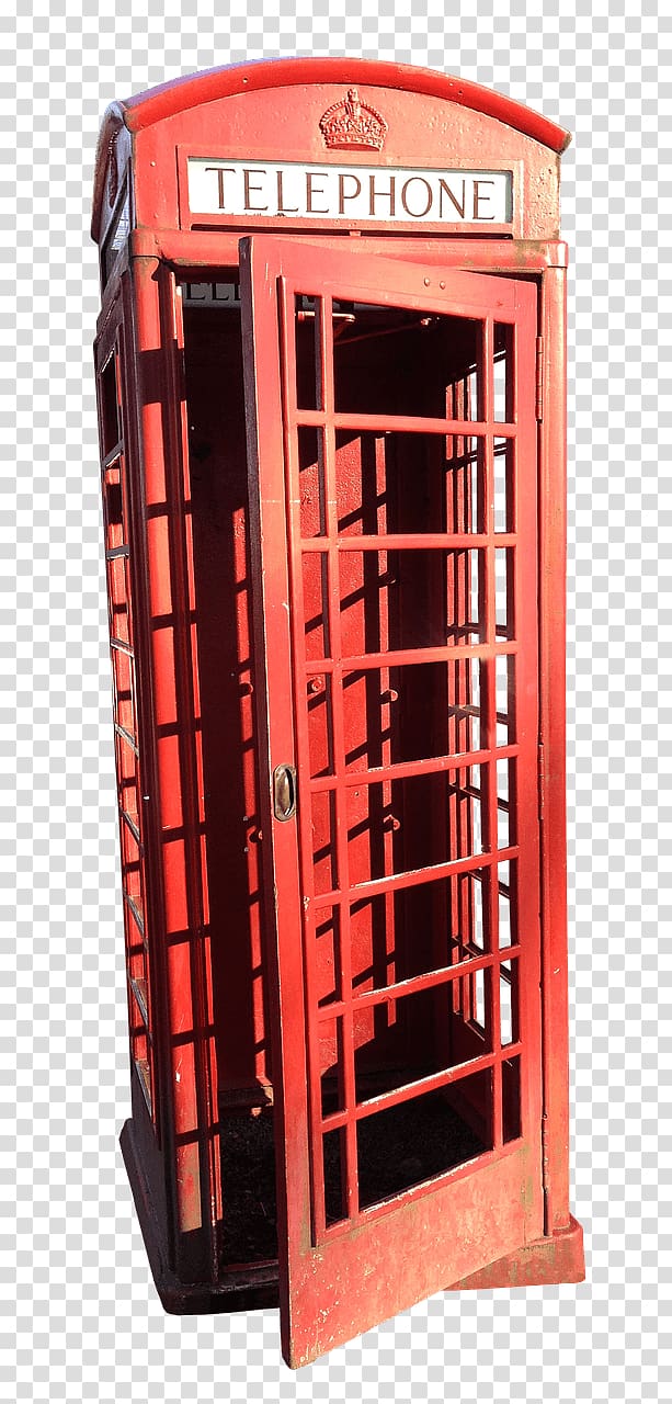 red Telephone booth, Red Telephone Booth In London transparent background PNG clipart