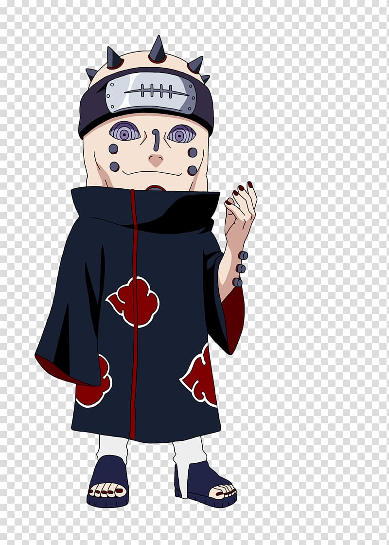 Pain Konan Chibi Akatsuki Kakuzu, headache transparent background PNG clipart