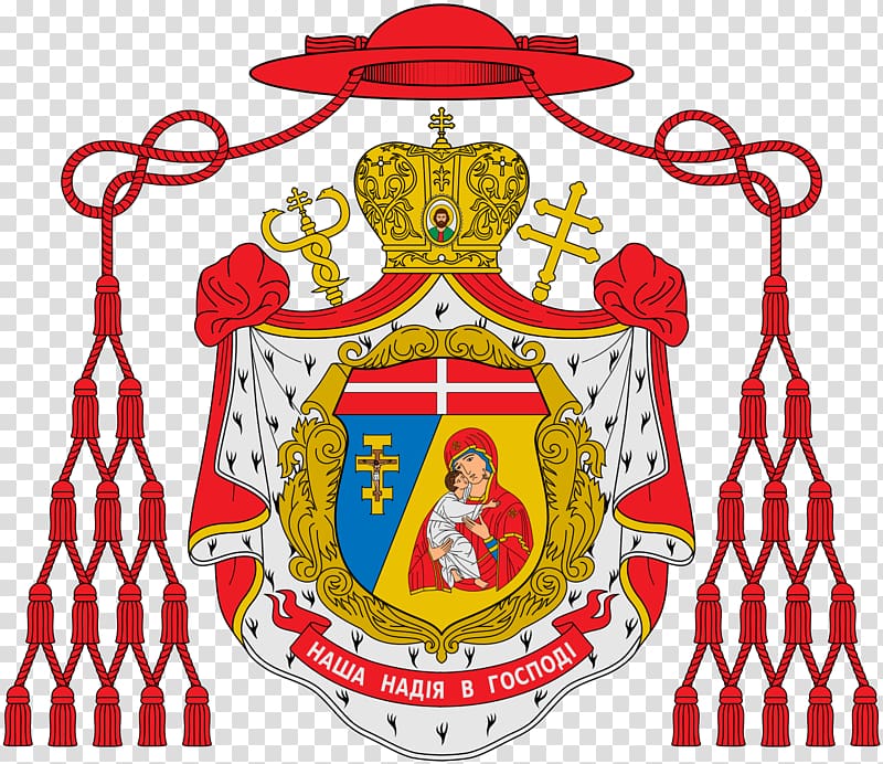 Cardinal Major archbishop Ukrainian Catholic Major Archeparchy of Kiev–Galicia Ukrainian Greek Catholic Church Coat of arms, others transparent background PNG clipart