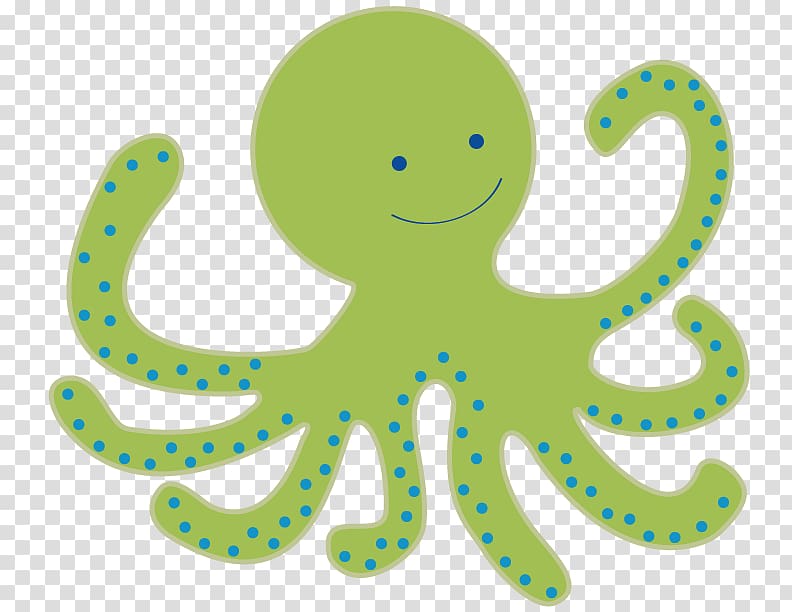 green and blue octopus , Octopus Cuteness , Cute Octopus Background transparent background PNG clipart