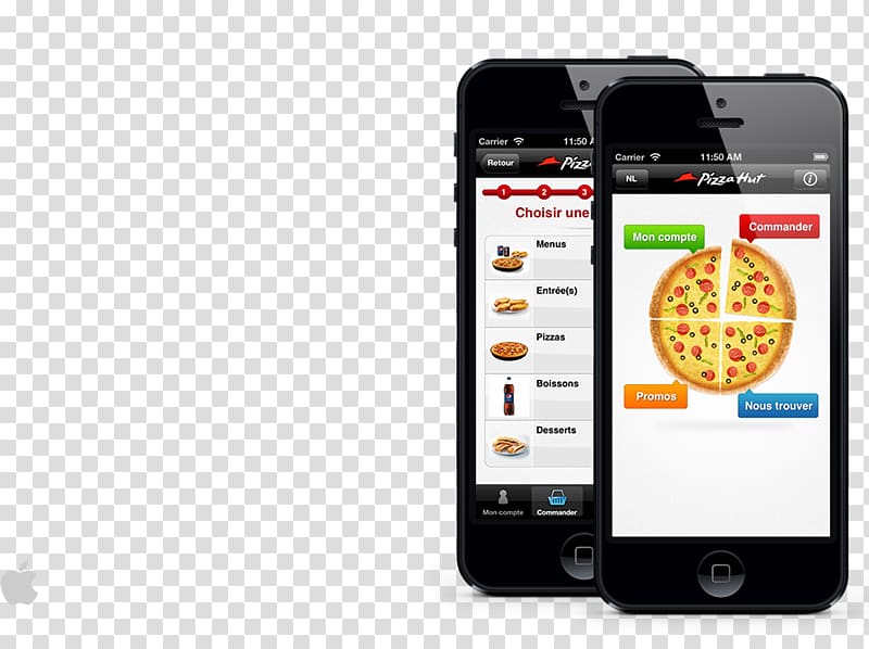 Feature phone Smartphone Pizza Hut Mobile Phones, Pizza hut transparent background PNG clipart