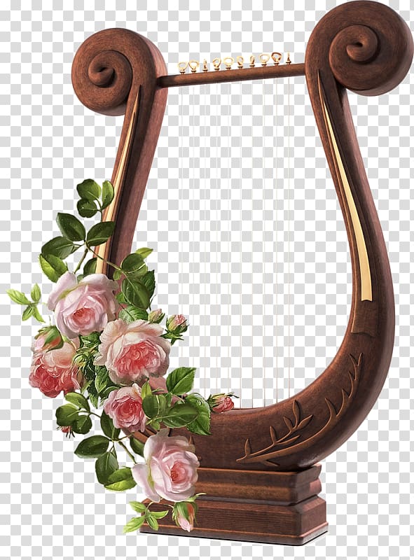 Musical Instruments Celtic harp Lyre, musical instruments transparent background PNG clipart
