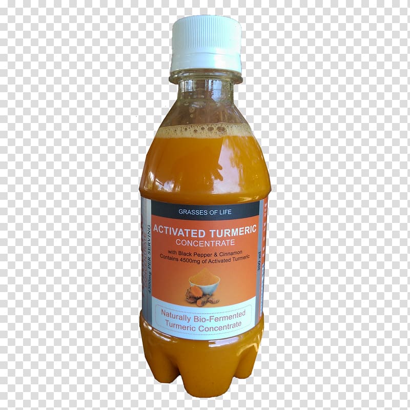 Aloe vera Liquid Orange drink Juice Turmeric, turmeric transparent background PNG clipart