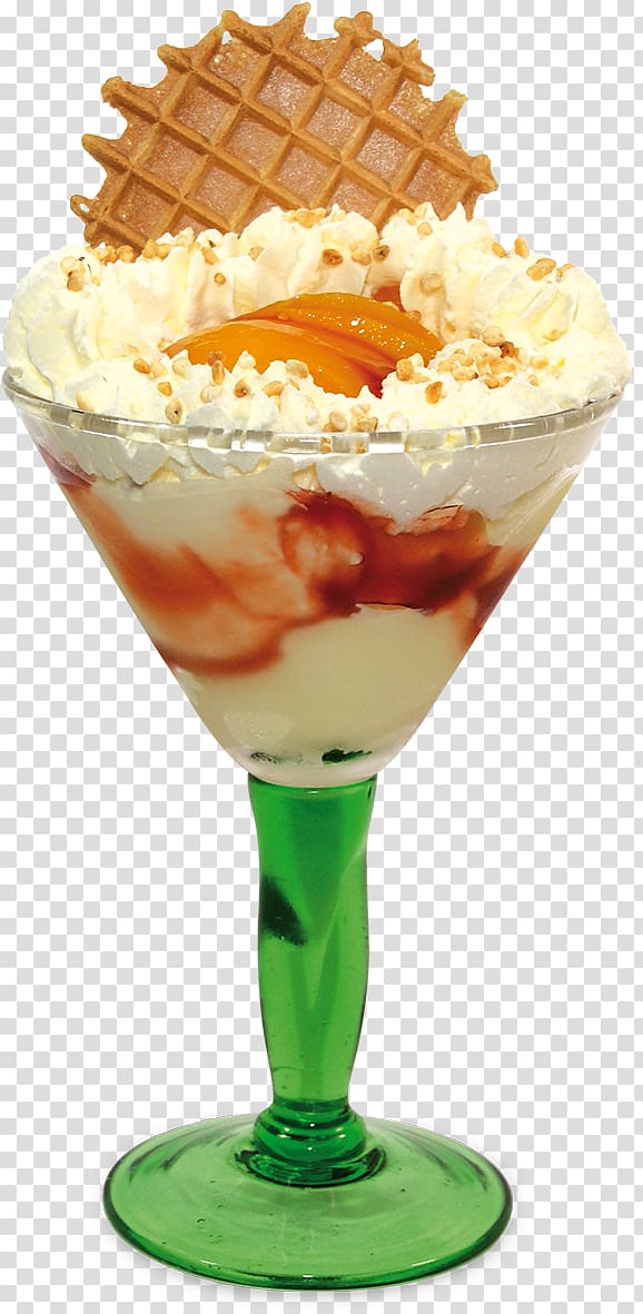 Sundae Gelato Knickerbocker glory Parfait Ice cream, ice cream transparent background PNG clipart