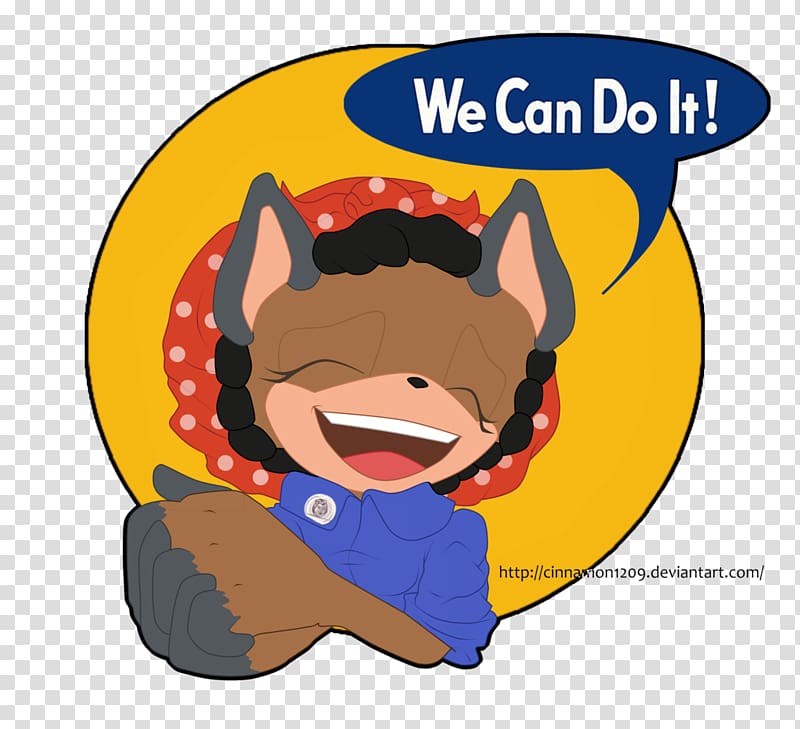 We Can Do It! Nyan Cat Rosie the Riveter Meow, We Can Do It transparent background PNG clipart