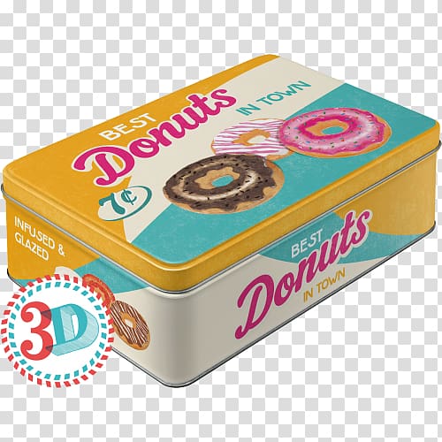 Donuts Tin box Tin can Berliner Breakfast, breakfast transparent background PNG clipart