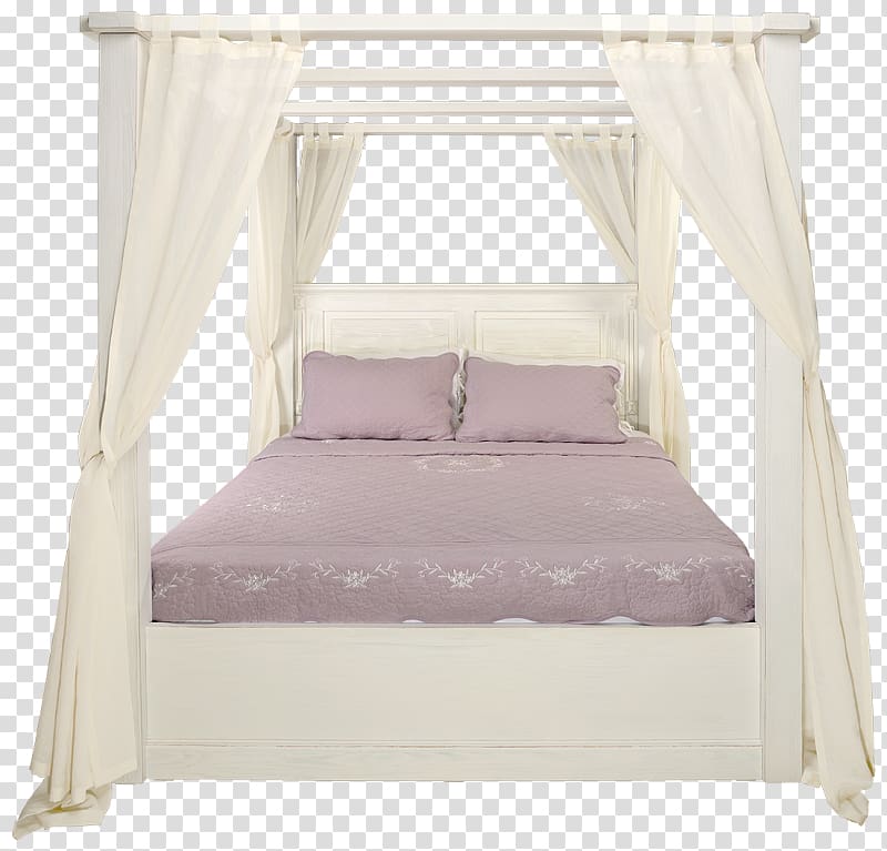 Bed frame Bedroom Four-poster bed Furniture, bed transparent background PNG clipart