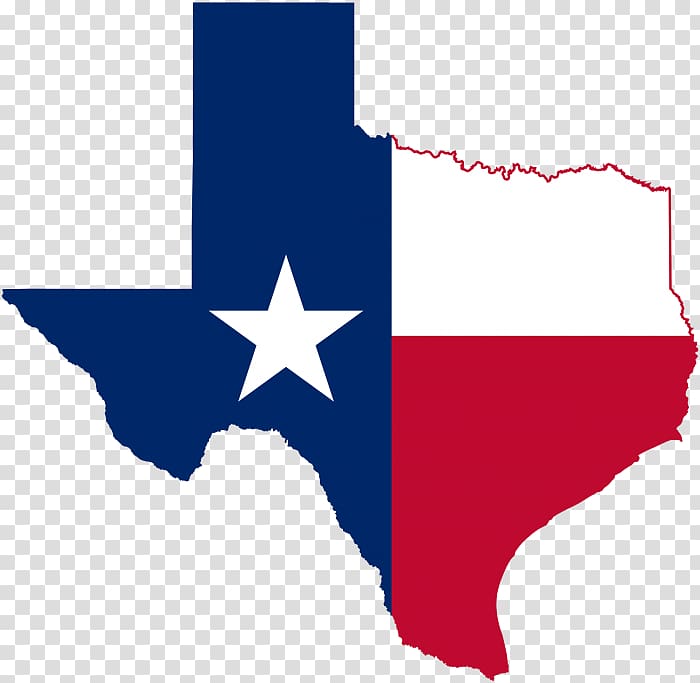 Flag of Texas Blank map, map transparent background PNG clipart