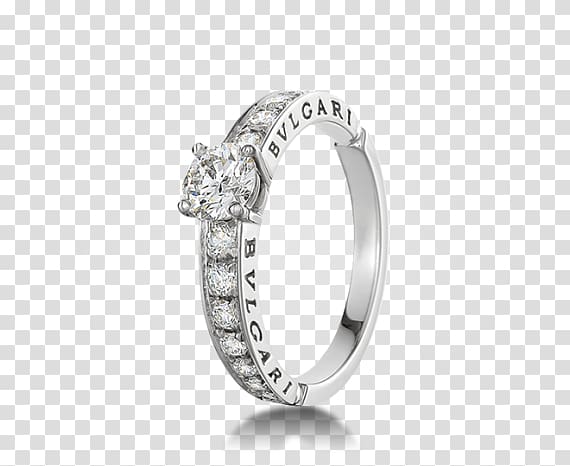 Engagement ring Bulgari Jewellery Wedding ring, couple rings transparent background PNG clipart