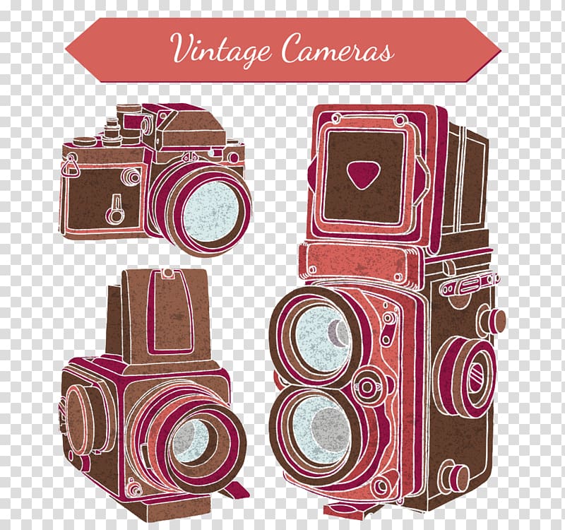 Camera Drawing, old camera transparent background PNG clipart