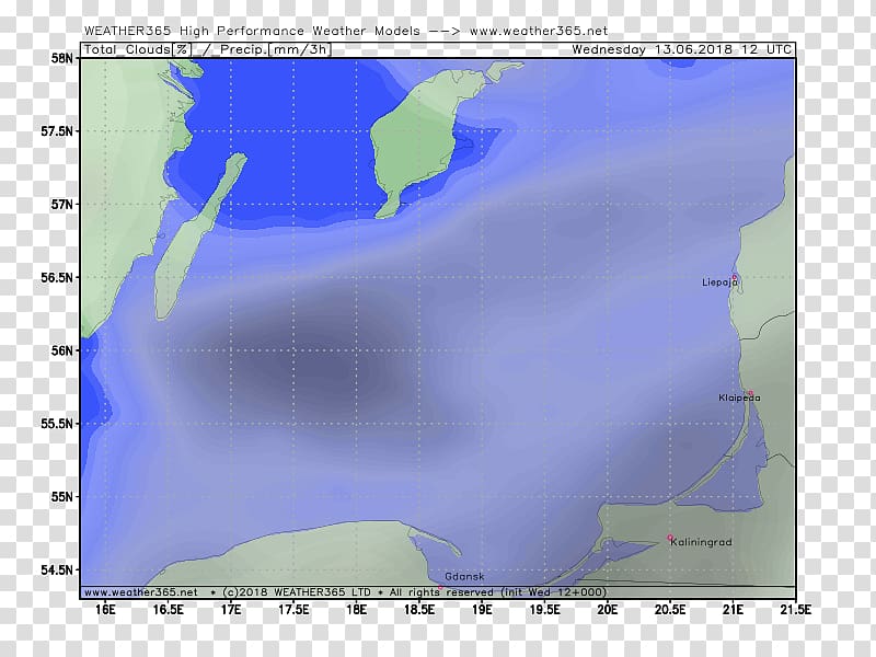 Baltic Sea Map Weather Precipitable water, map transparent background PNG clipart