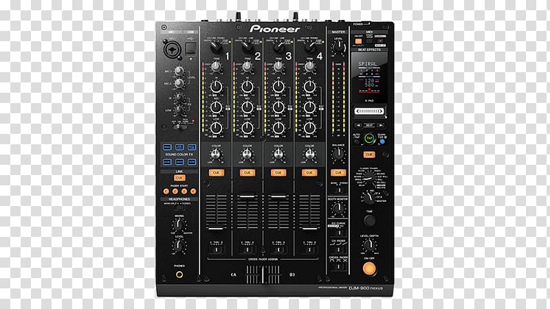 CDJ-900 DJ mixer Pioneer DJM 900 Nexus Audio Mixers, others transparent background PNG clipart