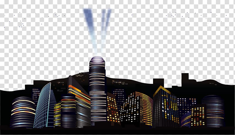 Skyline Cityscape, city winter transparent background PNG clipart