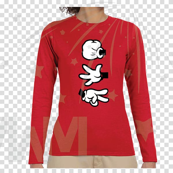 T-shirt Mickey Mouse Minnie Mouse Sleeve, T-shirt transparent background PNG clipart