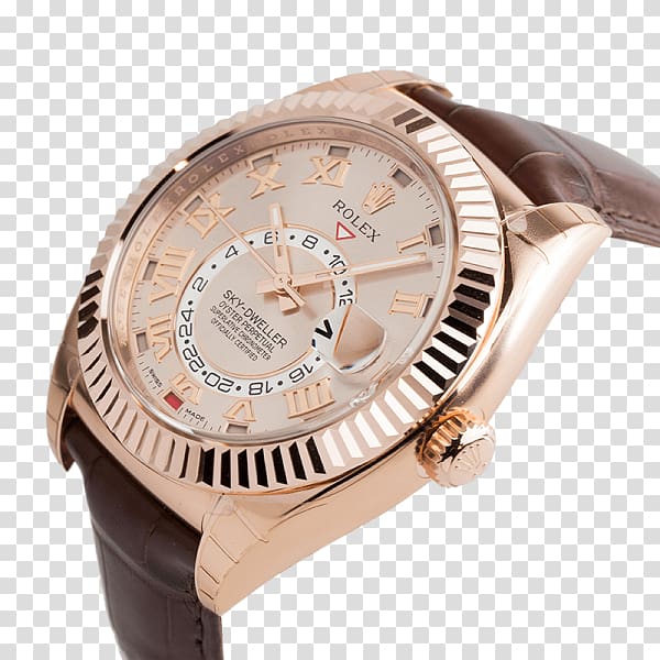 Watch strap Watch strap Rolex Automatic watch, rose gold rolex transparent background PNG clipart