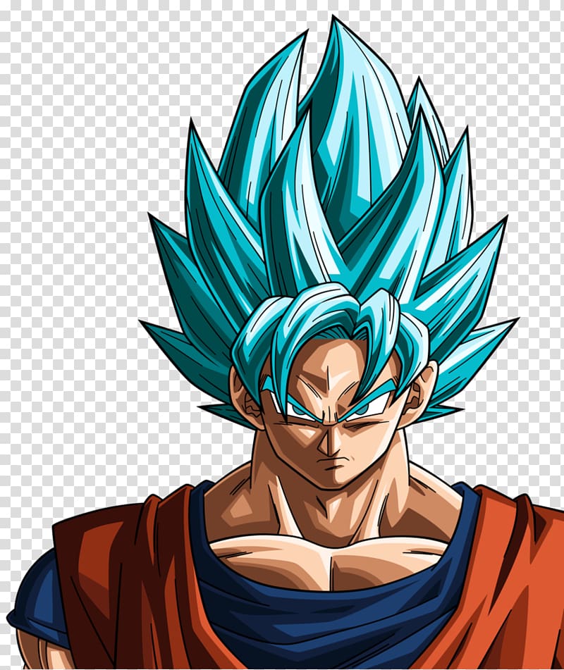 Gogeta Super Saiyajin Blue, blue-haired Dragon Ball character illustration  transparent background PNG clipart