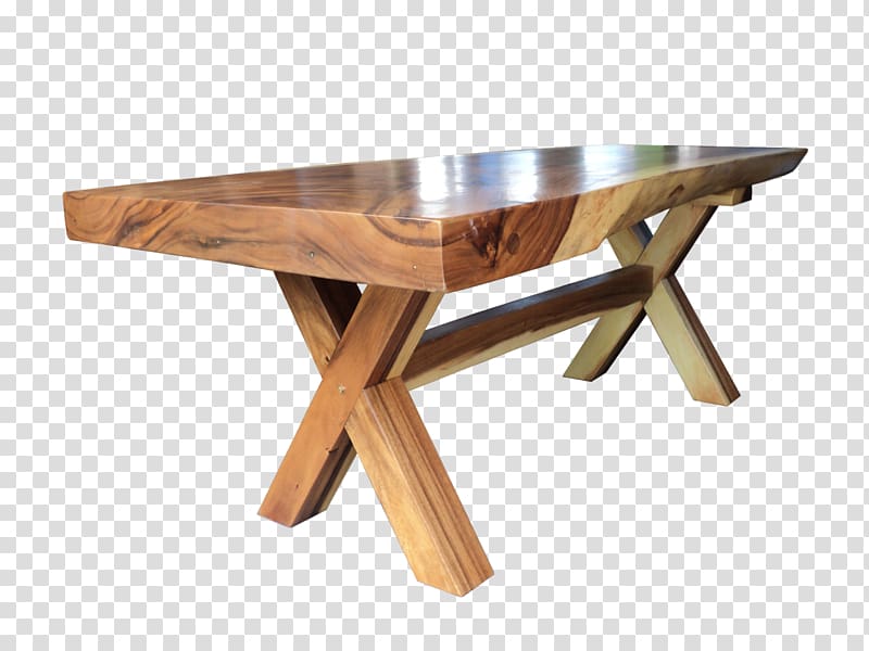 Table Monkey pod tree Wood Furniture Live edge, table transparent background PNG clipart
