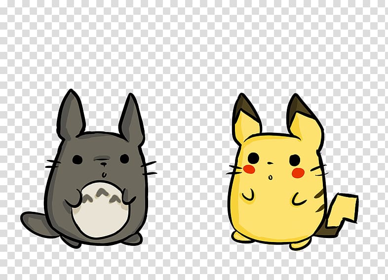 Pikachu Catbus Drawing Studio Ghibli, totoro transparent background PNG clipart